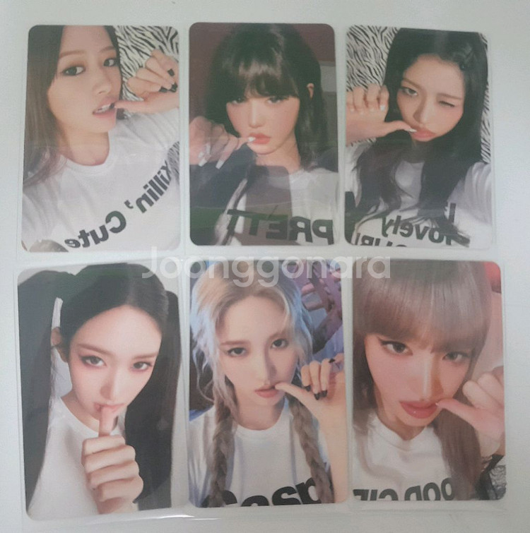 일괄 덤100장) 아이브 유진원영레이가을이서리즈 포카--0