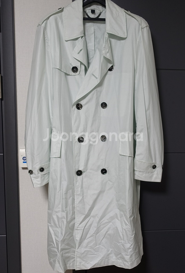 버버리 프로섬 런웨이 실크 트렌치 코트--1