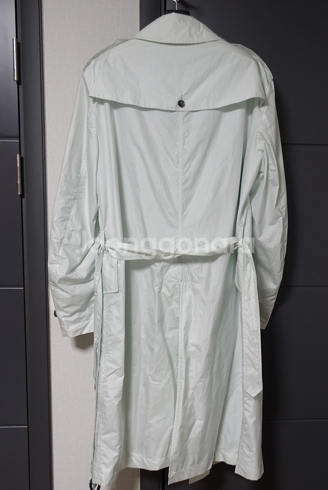 버버리 프로섬 런웨이 실크 트렌치 코트--3