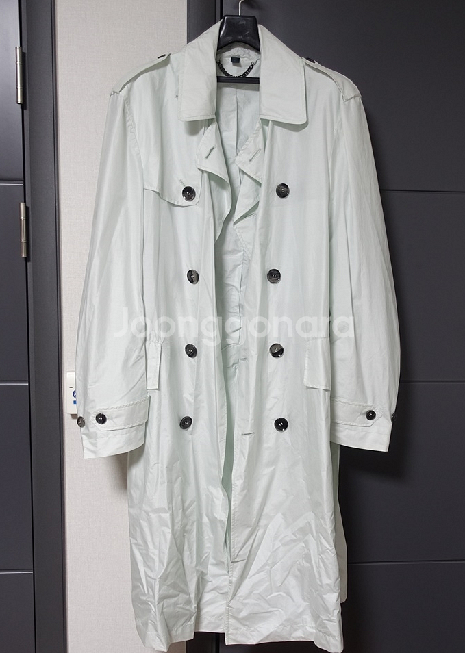 버버리 프로섬 런웨이 실크 트렌치 코트--2