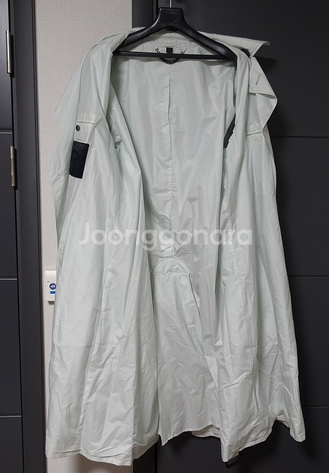 버버리 프로섬 런웨이 실크 트렌치 코트--4