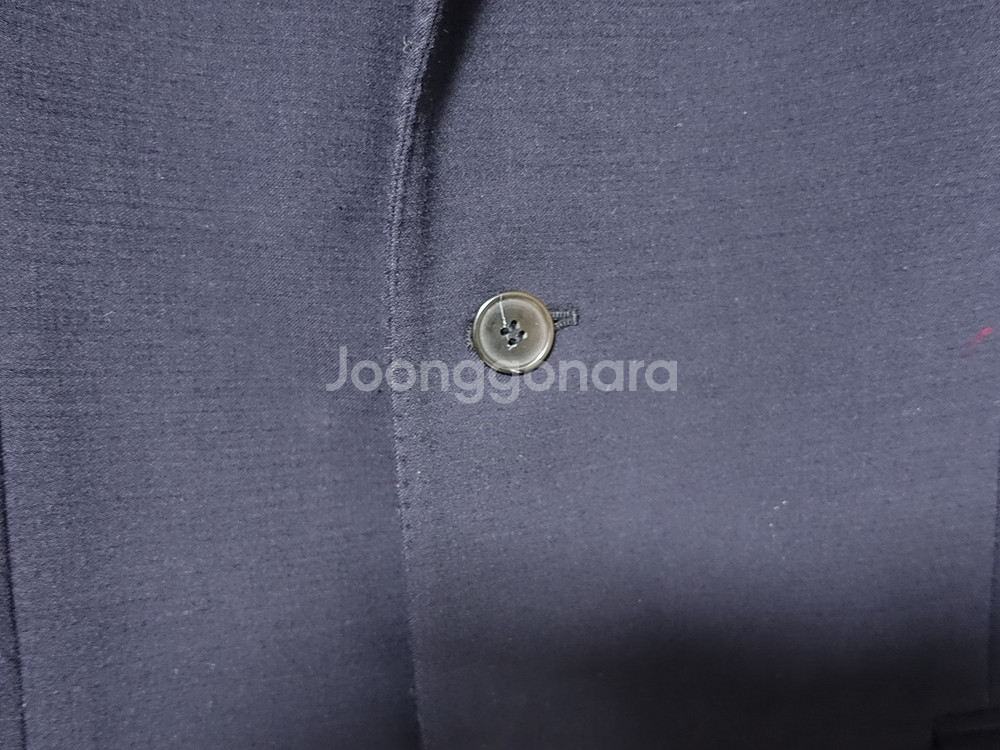 랑방 네이비 울 코트--1