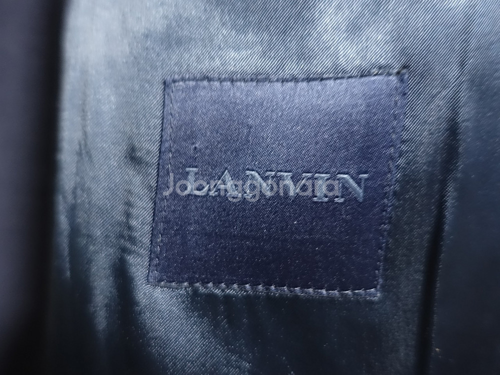 랑방 네이비 울 코트--4