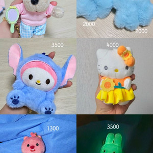 산리오.키티.마멜.마이멜로디.그로밋.루피.키링인형