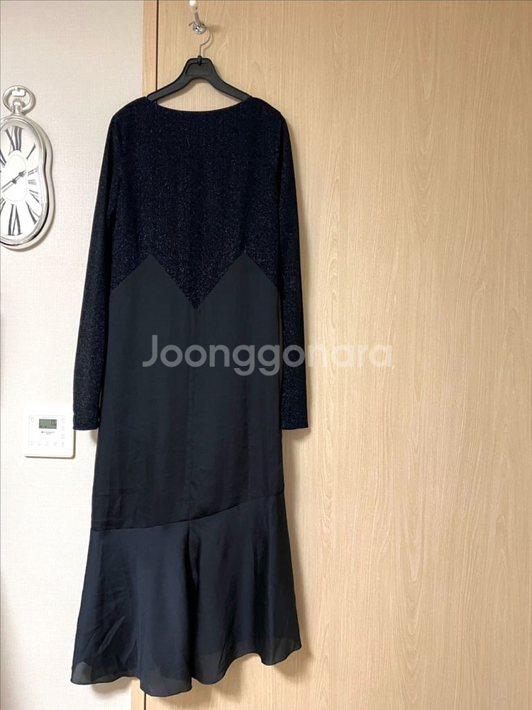 SJYP 펄니트프릴머메이드롱원피스메탈시스루연말생일파티룩--13