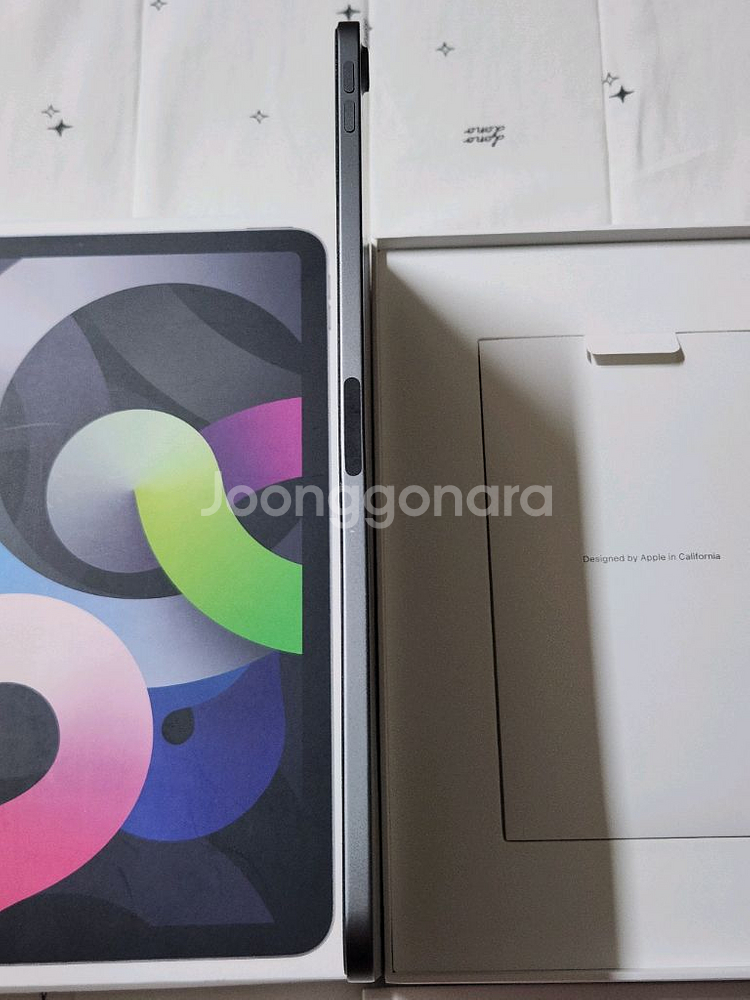 아이패드에어4+애플펜슬2세대+케이스+박스 A급상태--2