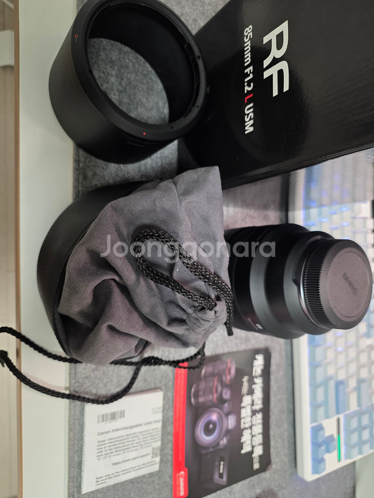 캐논 RF 85.2L 렌즈 (RF 85mm F 1.2--0