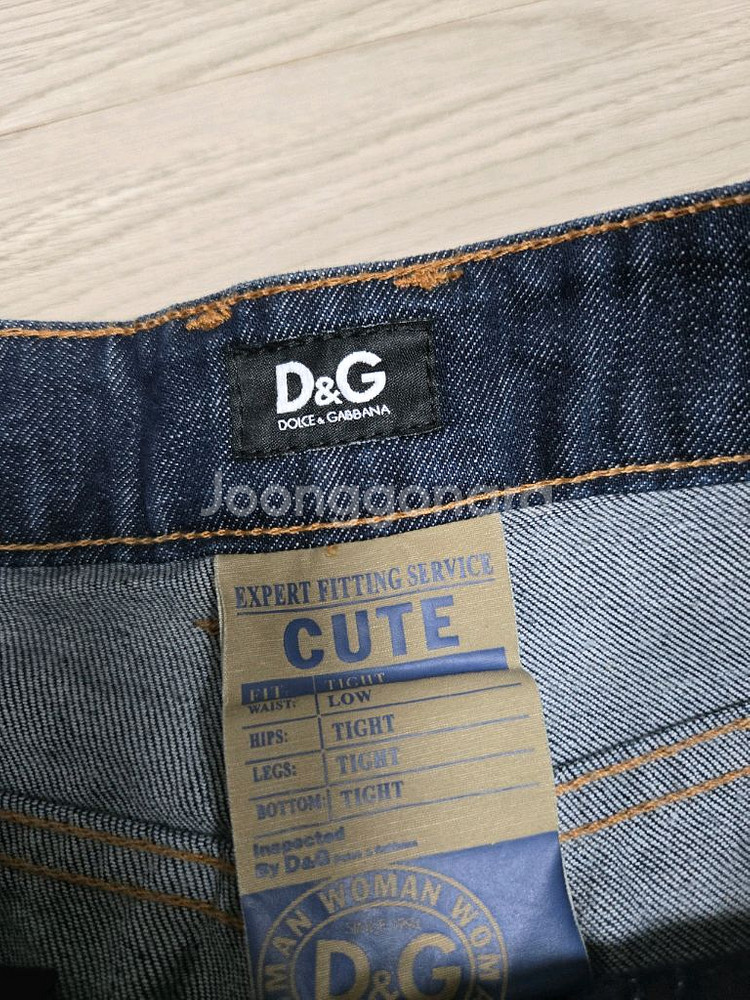 돌체앤가바나 D&G데님 25사이즈 미착용--4