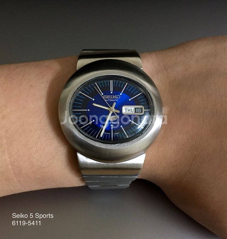 세이코 Seiko 5 스포츠 UFO 오토매틱 시계--5