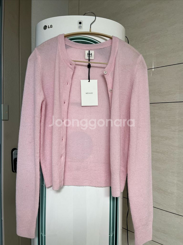 메비 비올라 가디건 소프트핑크--1