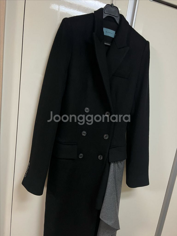 블루민 기은세 베르사유 코트 -10cm 울프릴러플블랙롱--6