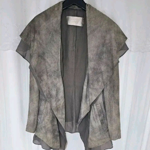 (새상품)백화점 도호 양피100% 스웨이드 자켓 55