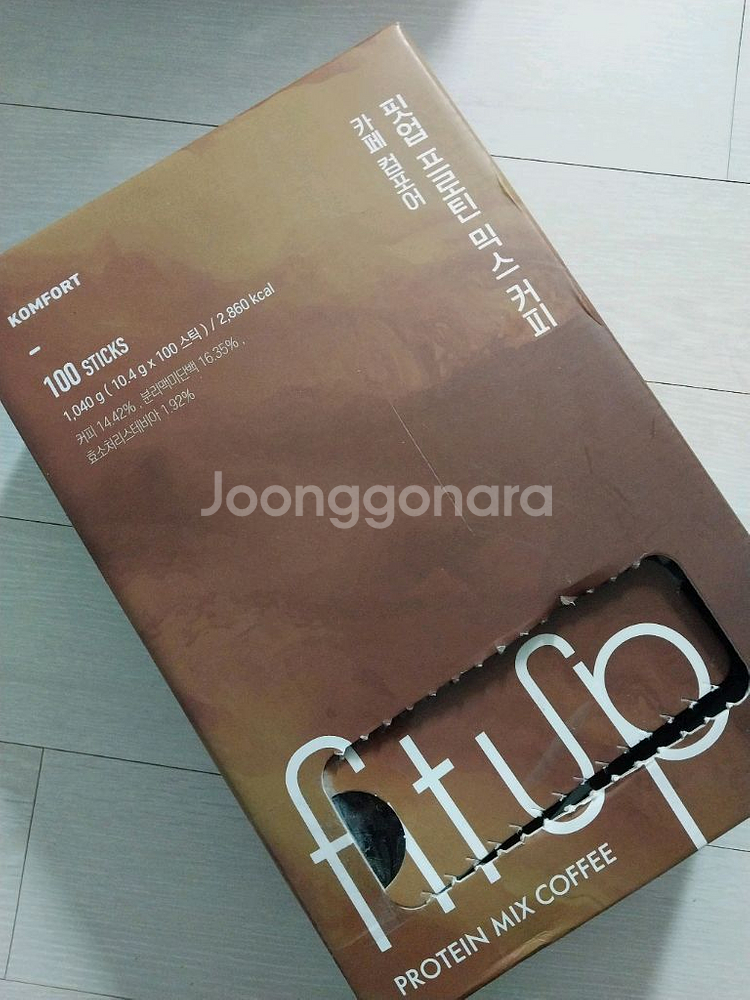 컴포트 핏업 프로틴 커피 믹스 100개입--0