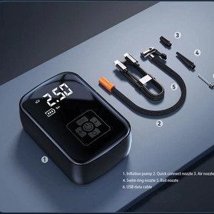 휴대용 무선 에어펌프 차량용 오토바이 스쿠터