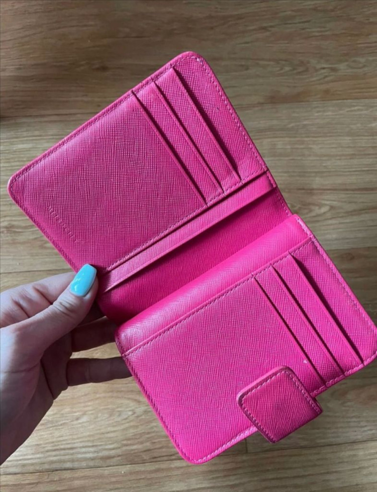 메트로시티 핑크 반지갑--3