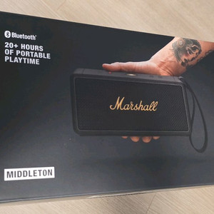 마샬 미들톤 미들턴 국내정품 새제품급 블랙골드