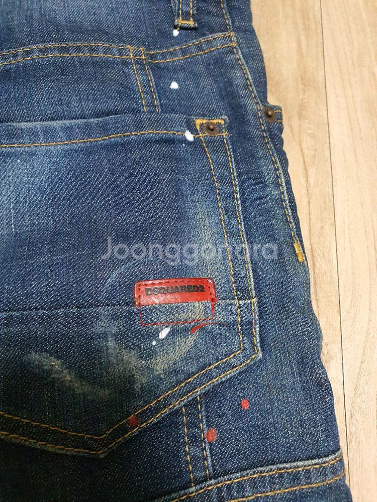 정품 디스퀘어드 슬림바이커 48--3