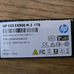 hp, sk nvme ssd 2280 팝니다.