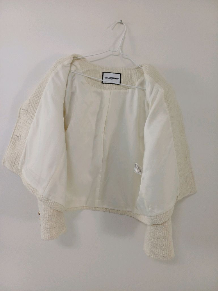 여성 칼라거펠트 봄.가을 간절기 트위드자켓 (95) 이미지