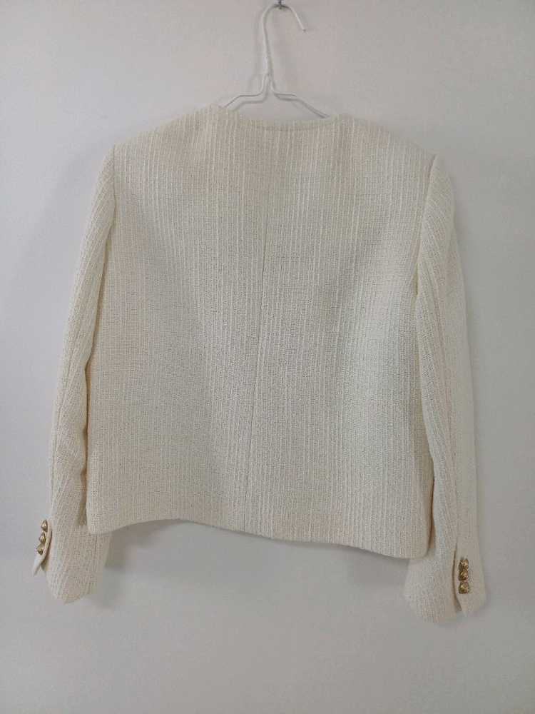 여성 칼라거펠트 봄.가을 간절기 트위드자켓 (95) 이미지