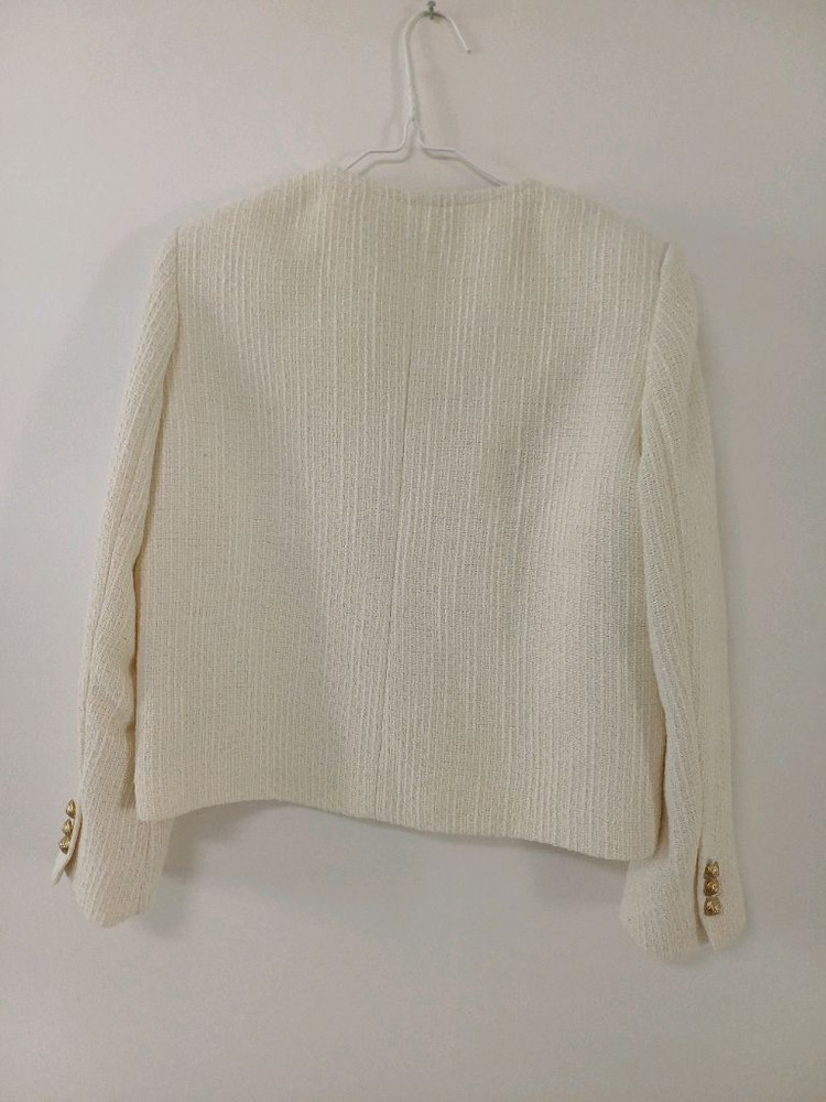 여성 칼라거펠트 봄.가을 간절기 트위드자켓 (95) 이미지