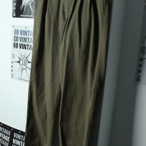 (L) 브랜드빈티지 면바지 팬츠 에스파이 카키 와이드