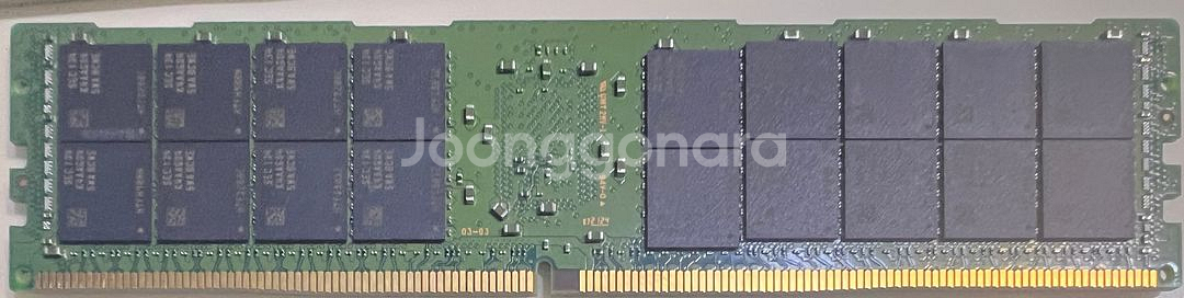 삼성 64G PC4 3200 ECC 서버 메모리 2개--1