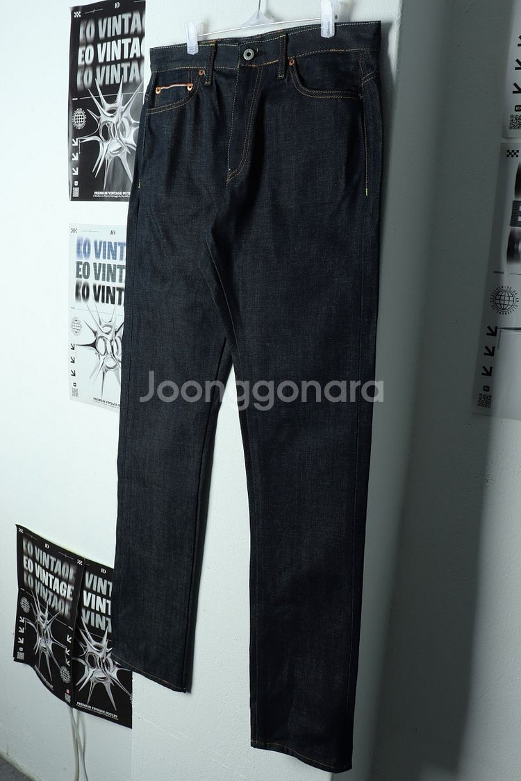 (XL) 커버낫 청바지 데님 생지 스트레이트--0