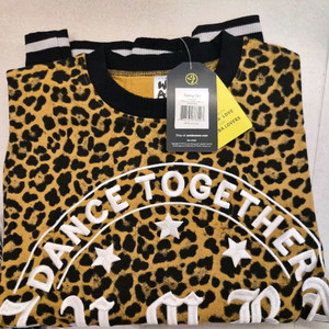 zumba 줌바 호피 맨투맨 상의