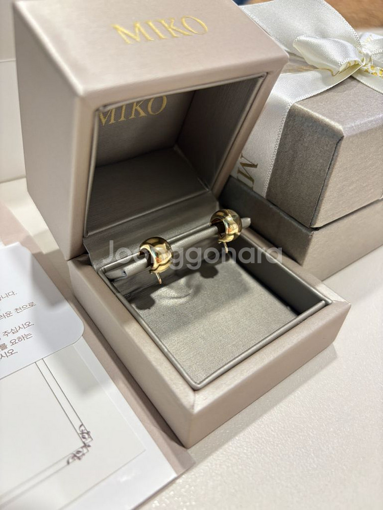 미꼬 미니람파스 귀걸이 옐골--5