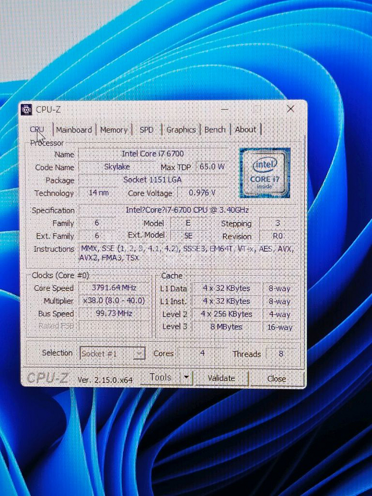 i7 6700 + B150m + 8GB--3