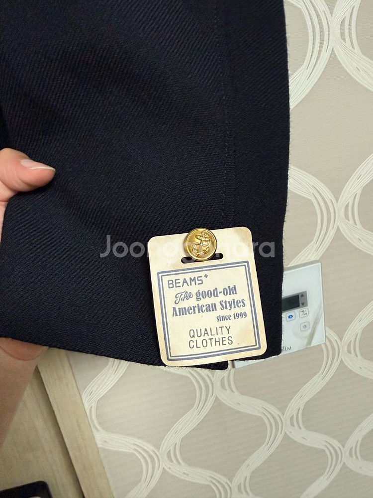 빔즈플러스 금장 4B 더블 자켓 L 새상품--3