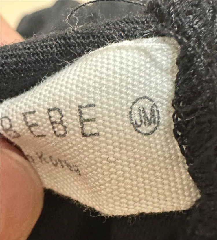 데일리베베바지 아동블랙바지 간절기용 사이즈130--3