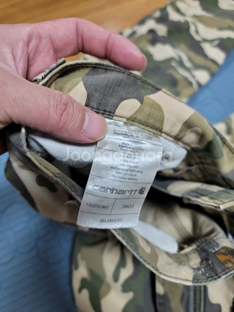 칼하트 카고워크 팬츠 34 춘추--4