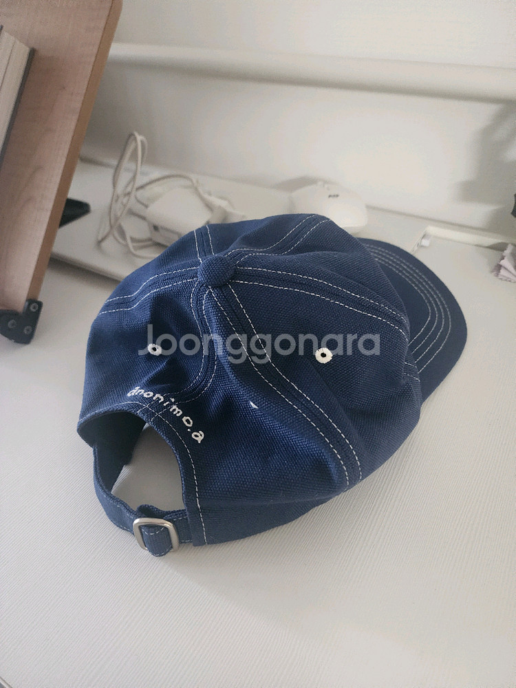 아노니모아노니마 네이비 볼캡모자--3