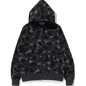 베이프 흑카모 패턴 후드집업 XL