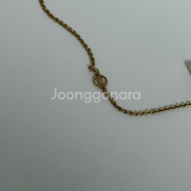 루이비통 에센셜 골드코팅 목걸이--6
