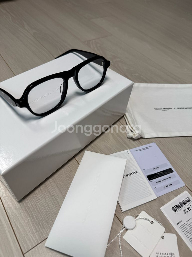 젠틀 몬스터 x 메종 마르지엘라 MM113 블랙 클리어--1