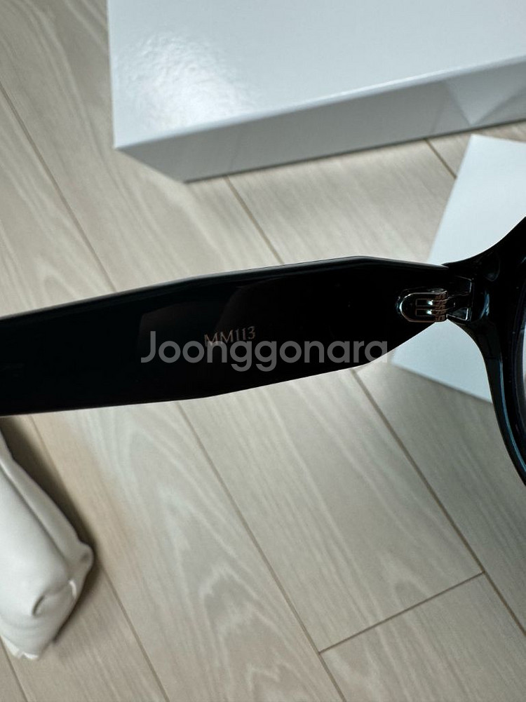 젠틀 몬스터 x 메종 마르지엘라 MM113 블랙 클리어--2