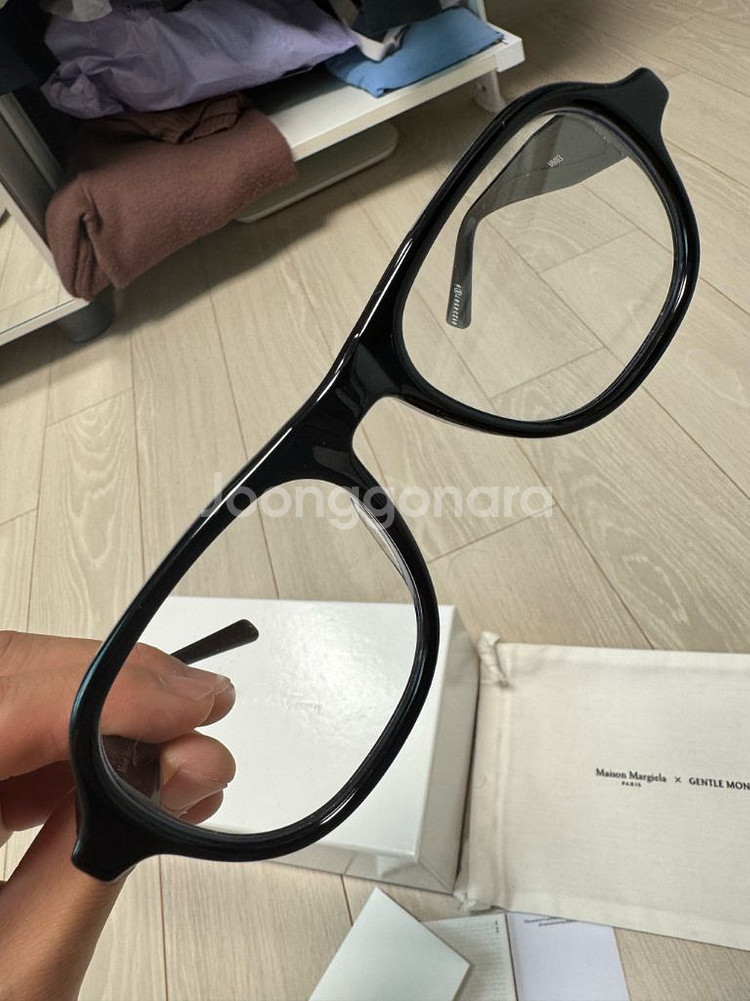 젠틀 몬스터 x 메종 마르지엘라 MM113 블랙 클리어--4