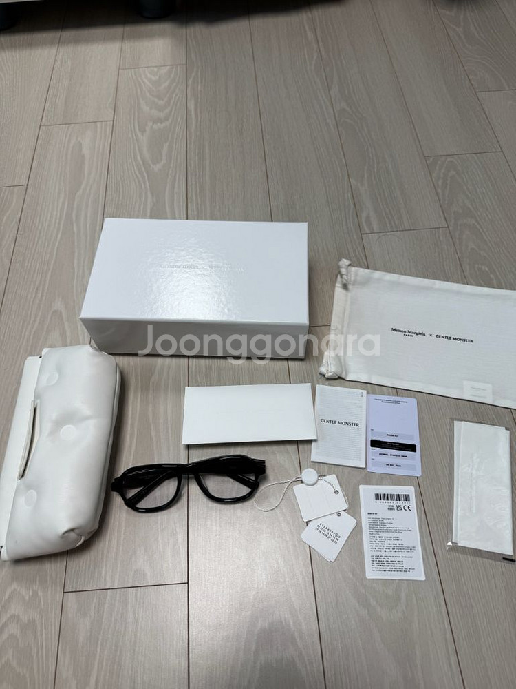 젠틀 몬스터 x 메종 마르지엘라 MM113 블랙 클리어--9