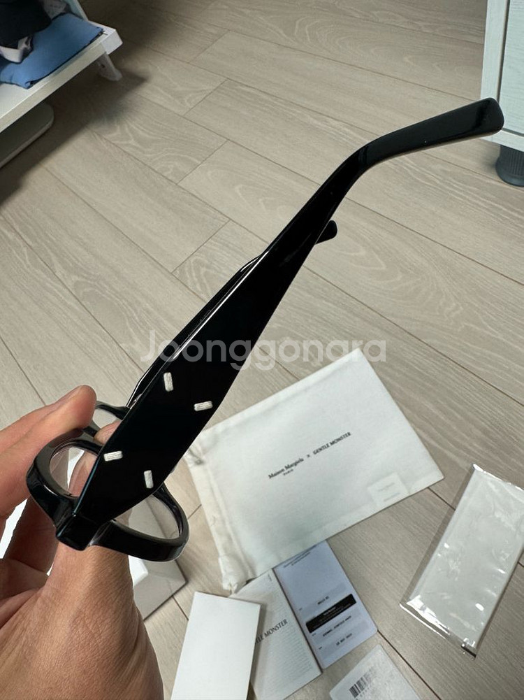 젠틀 몬스터 x 메종 마르지엘라 MM113 블랙 클리어--6