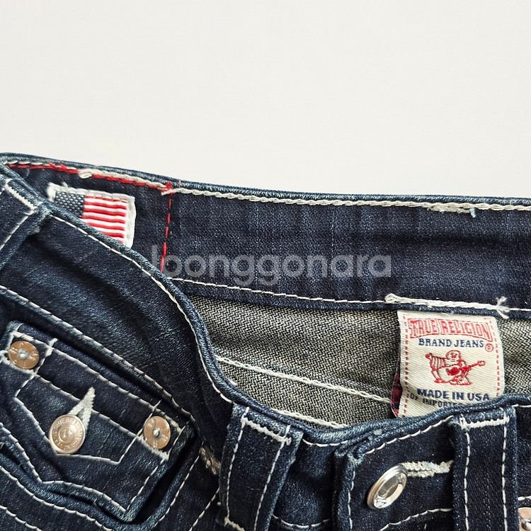 트루릴리전 청바지 스판 부츠컷 사이즈24 R2532--4