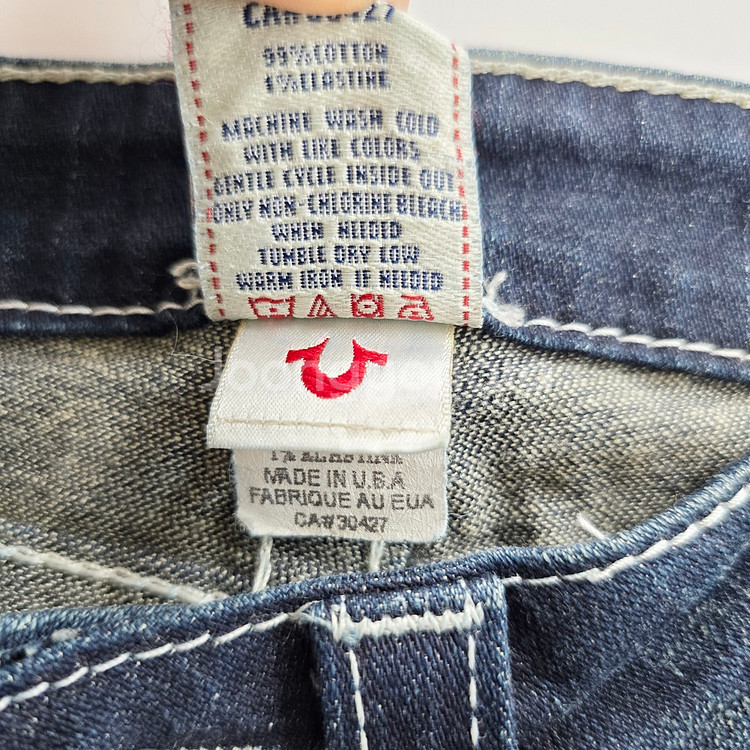 트루릴리전 청바지 스판 부츠컷 사이즈24 R2532--5