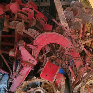 관리기용 쟁기 철바퀴