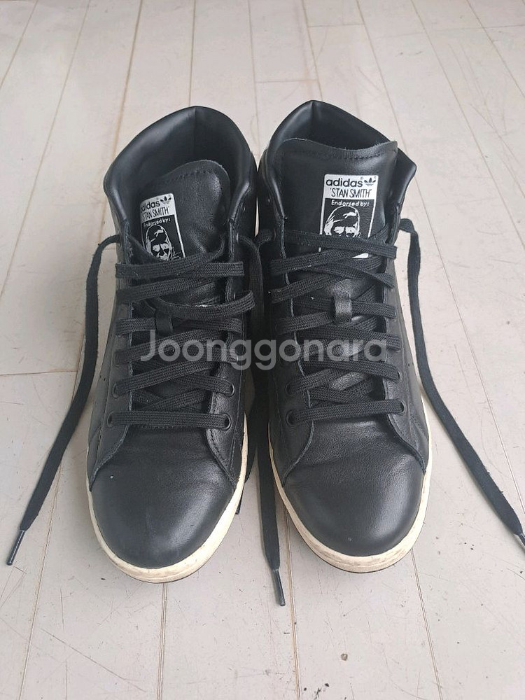 아디다스 스탠스미스 하이탑 스니커즈--0