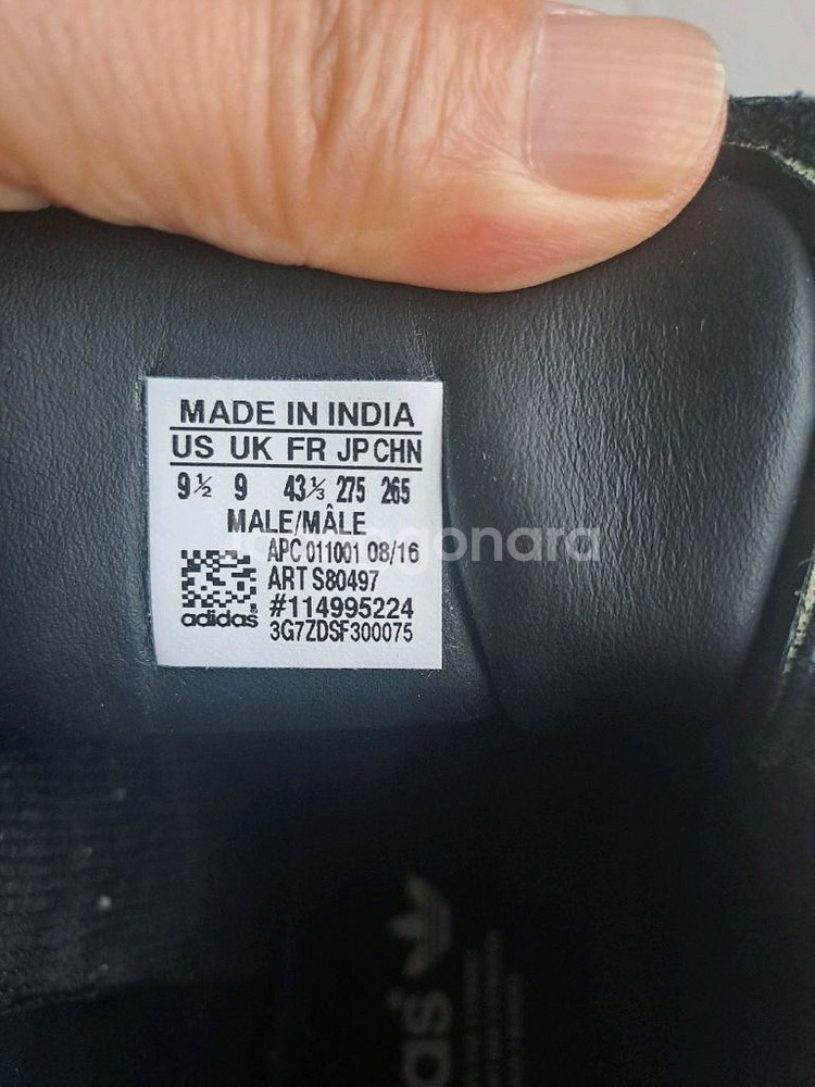 아디다스 스탠스미스 하이탑 스니커즈--4