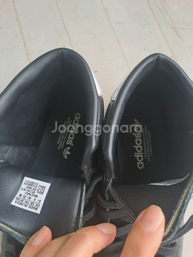 아디다스 스탠스미스 하이탑 스니커즈--5