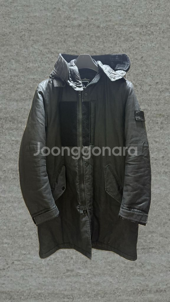 [정품]스톤아일랜드 프로젝트 쉐도우 롱패딩 M--0