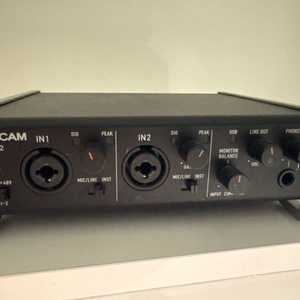 tascam us 2x2 (상태좋음 15만)